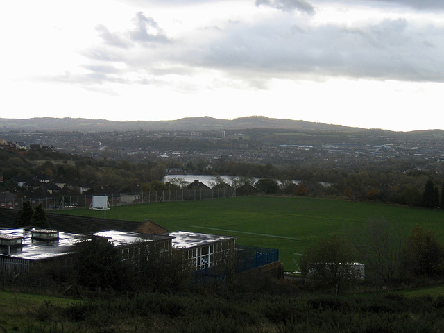 View across to the Clent Hills from Netherton Hill