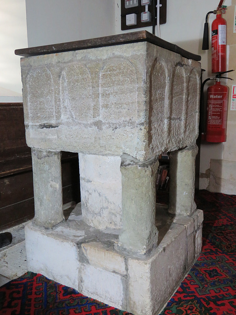 east stour church, dorset c12 font