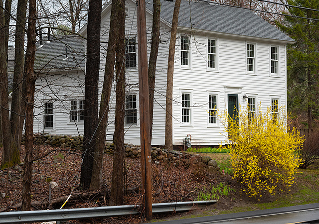 April 10: A Sign of Spring Across The Street