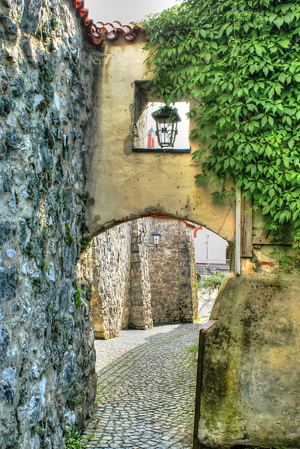 Romantischer Fußweg zwischen Kloster Sankt Mang und dem Lech.  ©UdoSm