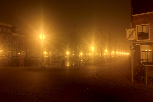 Oude Singel by night