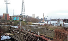 Reste der alten Rethe-Hubbrücke + PiP
