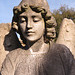 brompton cemetery, london,early c20 angel on tomb