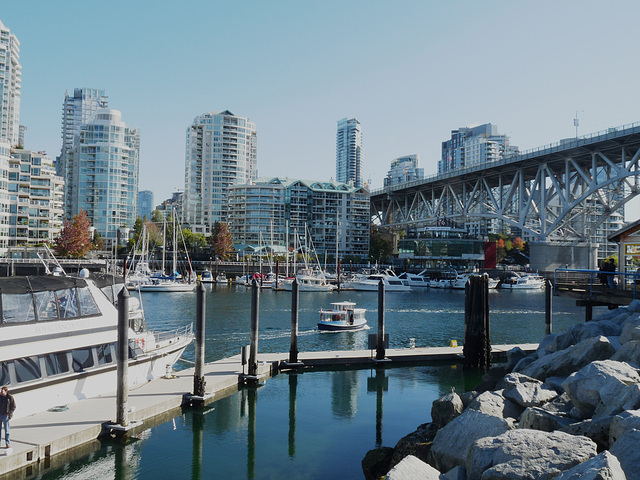View Down False Creek from Granville Island