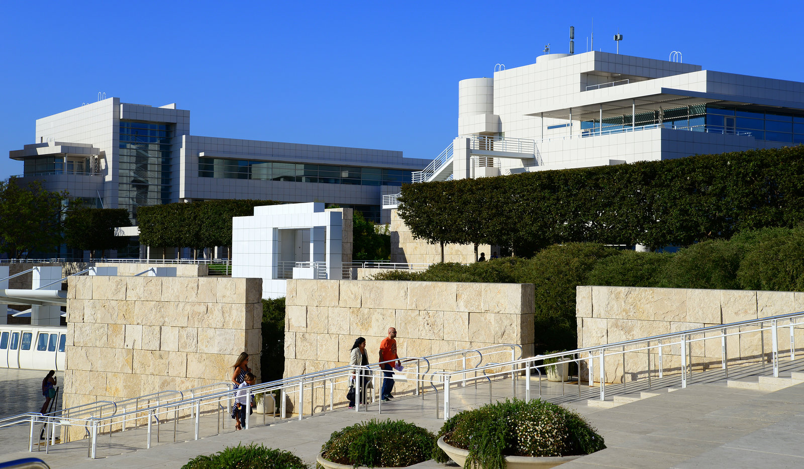 Getty Museum Train Station