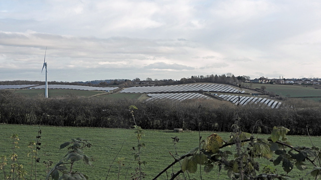 Large solar farm