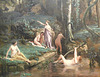 Detail of Diana and Actaeon by Corot in the Metropolitan Museum of Art, February 2019