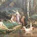 Detail of Diana and Actaeon by Corot in the Metropolitan Museum of Art, February 2019
