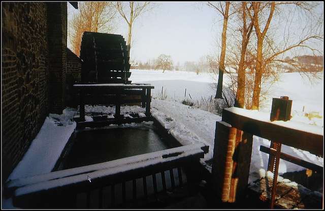 Watermill  (Volmolen in Winter 1985)