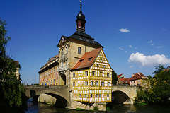 Bamberg: Das Rathaus im Fluss - The town hall in the river