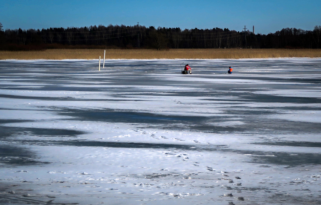 ice fishing