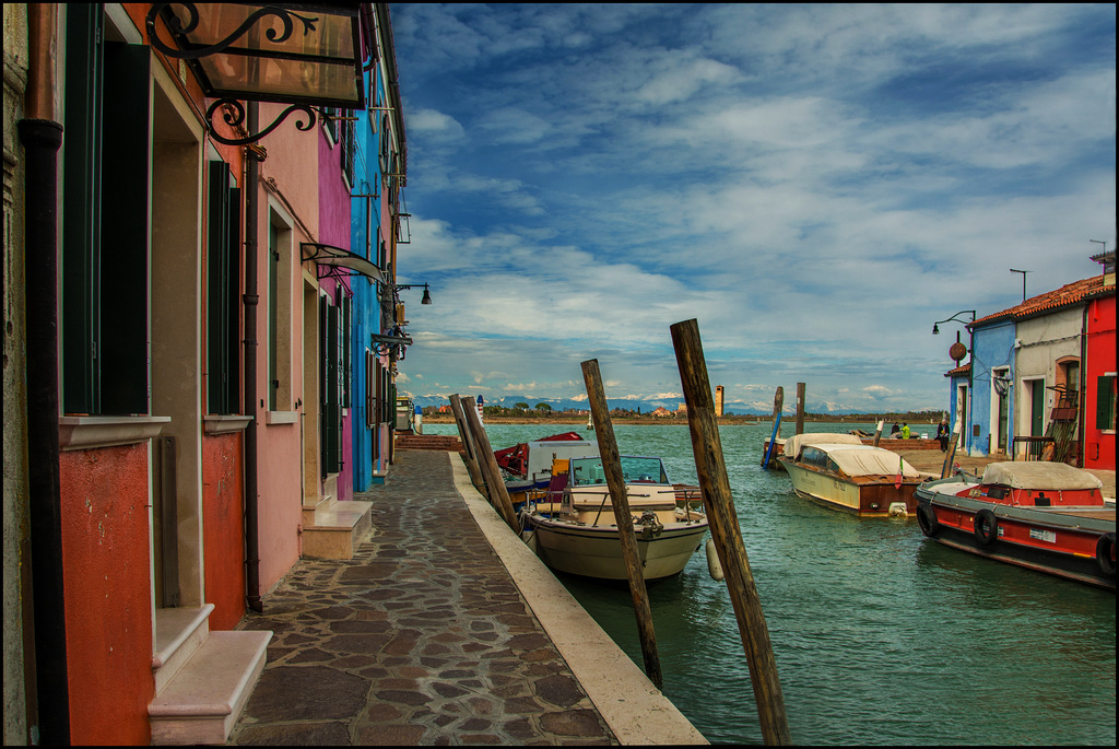 Ankunft in Burano