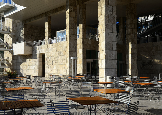 Café at the Getty Museum
