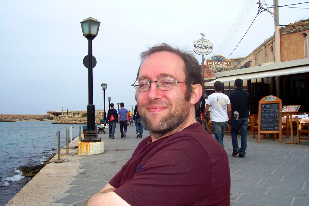 GR - Chania - me, in the Venetian Harbour