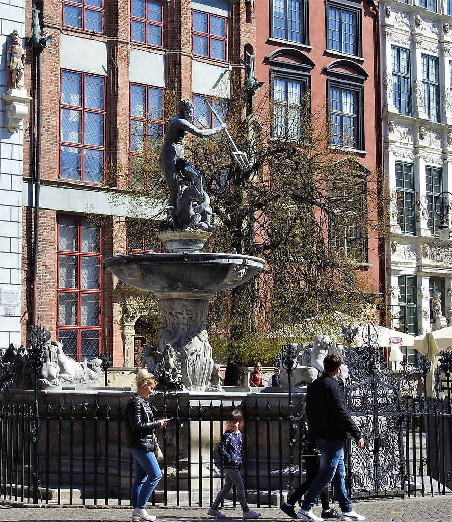 Neptunbrunnen in Danzig