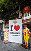 Le clown "M" pour merde... aime Khaosan road