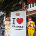 Le clown "M" pour merde... aime Khaosan road