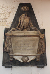 Memorial to Mary Roughton, St Thomas & St Luke's Church, Dudley, West Midlands