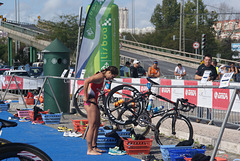 Wechselzohne beim Triathlon