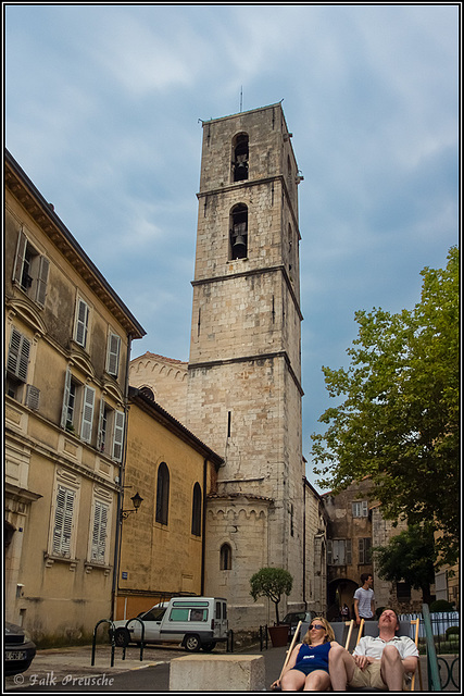 Relaxen vor der Kathedrale