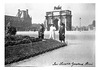 Marjory, Phyllis & Doris (perhaps), in the Louvre Gardens - Paris - 1923