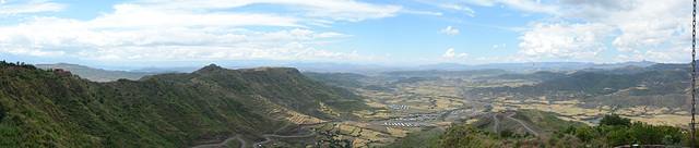 Ethiopia, Panoramic Landscape North of Lalibela