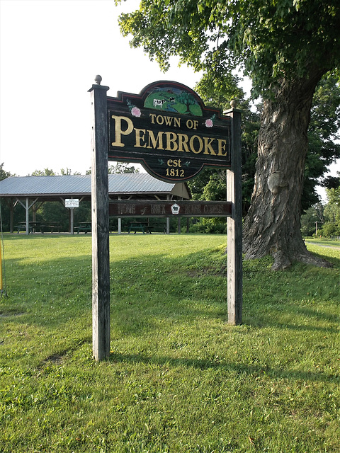 Town of Pembroke " est " 1812