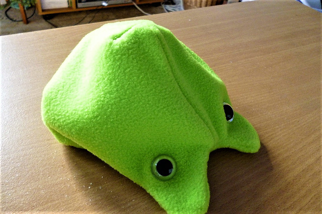 The eyes are now fitted and the head is looking more realisitic