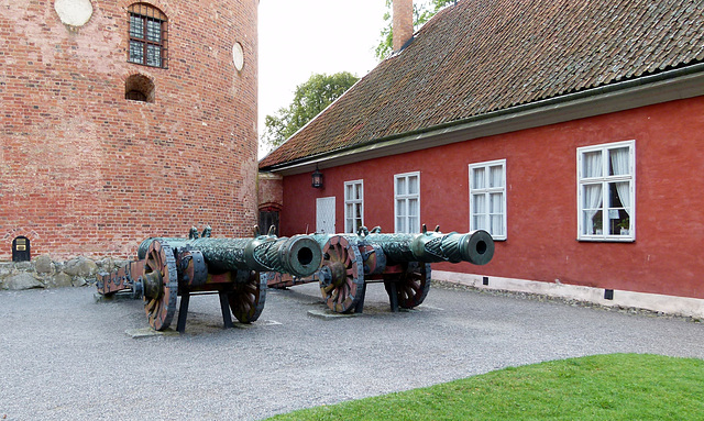 Kanonen auf Schloss Gripsholm.