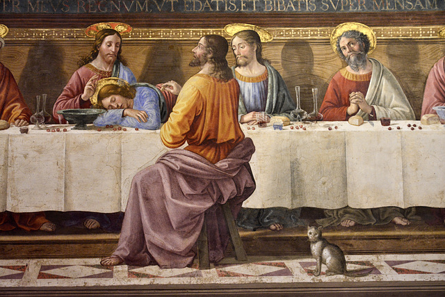 Florence 2023 – Museo di San Marco – Cat at the Last Supper