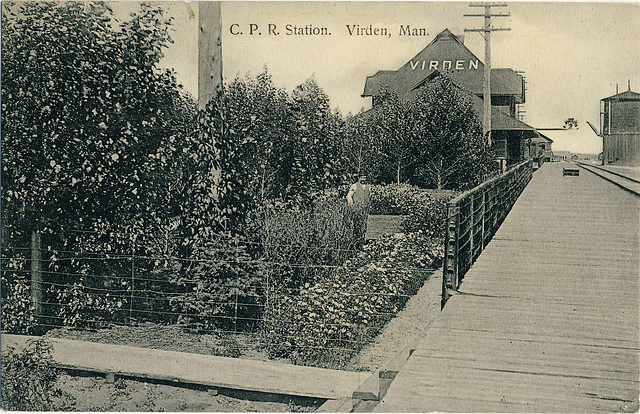 5796. C. P. R. Station. Virden, Man.