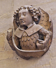 boston church,lincs (137) c15 angel