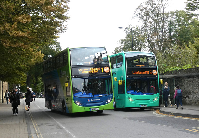 Stagecoach East buses in Cambridge - 18 Oct 2023 (P1160812)