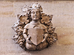 boston church,lincs (138) c15 angel