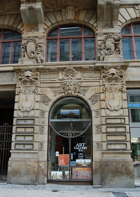 Late Nineteenth Century Doorway, Narodni, Prague