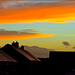 Evening sky over Gnosall