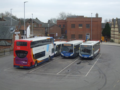 DSCF1041 Stagecoach buses in  King’s Lynn bus station - 22 Mar 2018