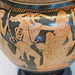 Detail of a Terracotta Column Krater Attributed to the Agrigento Painter in the Metropolitan Museum, August 2019