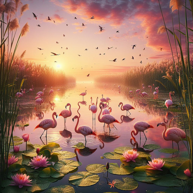 Flamants rose ..............Belle journée mes ami(e)s❤️