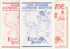 Ellen Smith Seaside Express Services leaflets 1990s