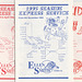 Ellen Smith Seaside Express Services leaflets 1990s