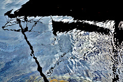 Oil on water and reflections