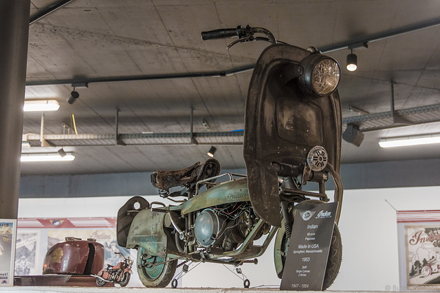 eine "Indian" von 1953 im TOP Mountain Motorcycle Museum (© Buelipix)