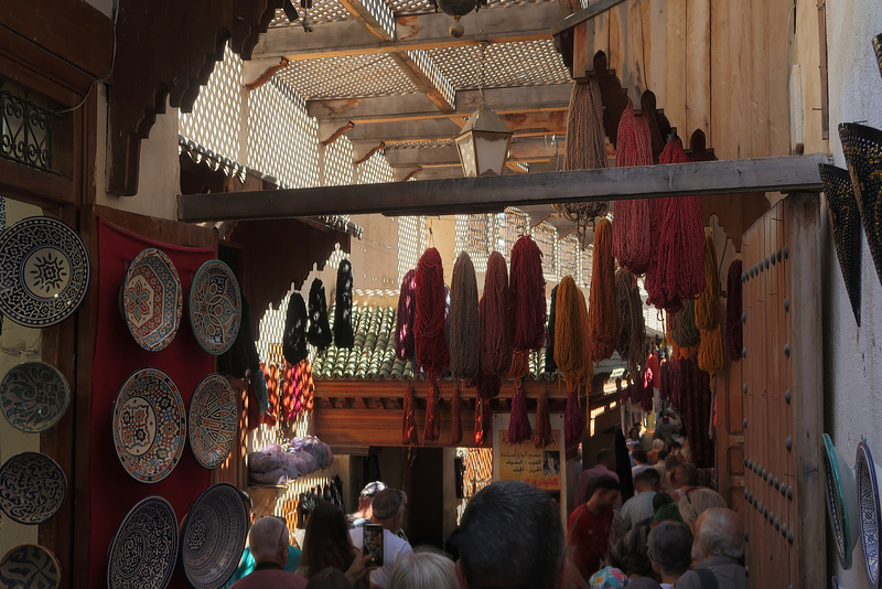 Restored, covered part of the Medina