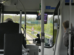 Travelling on the Cambridgeshire Guided Busway - 22 Apr 2024 (P1170971)