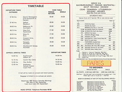 Ellen Smith Seaside Express Services leaflets 1980s (Frame 2 of 2)