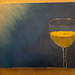 Wine glass painting