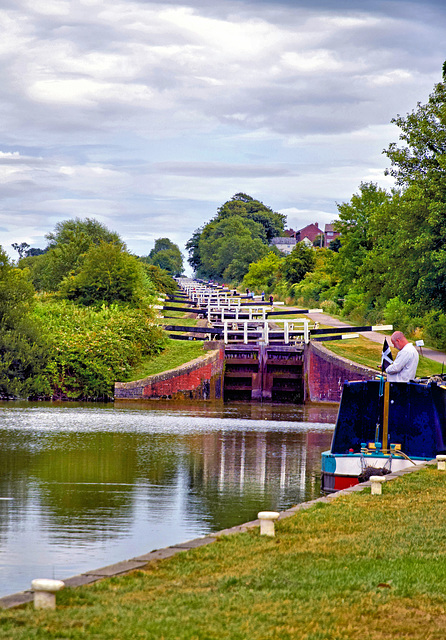 Caen Hill Locks.