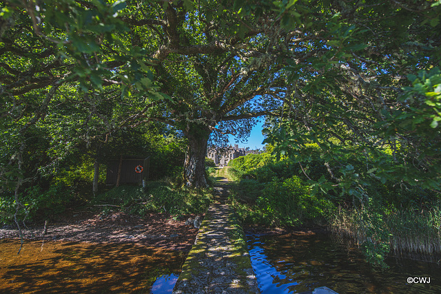 From the boat dock at The Boat Dock at Invergarry Castle Hotel