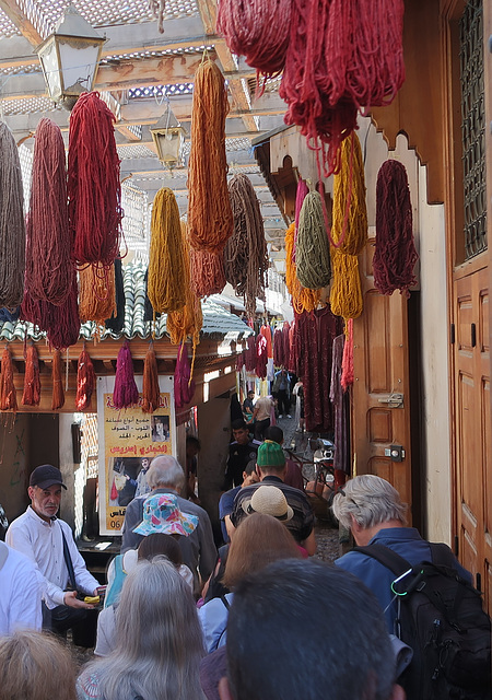 Restored, covered part of the Medina